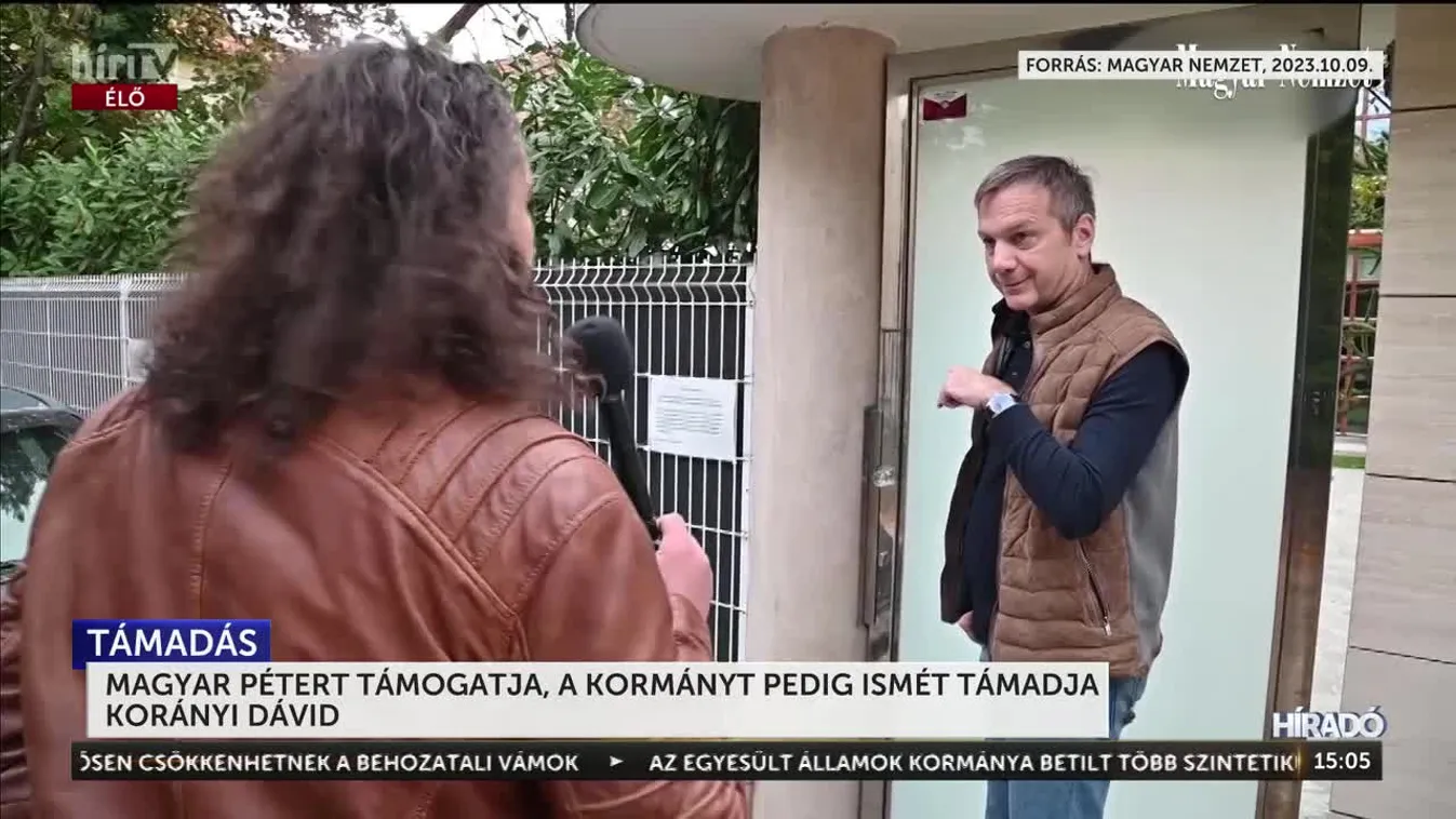Magyar Péterben látja a megváltót Korányi Dávid + videó