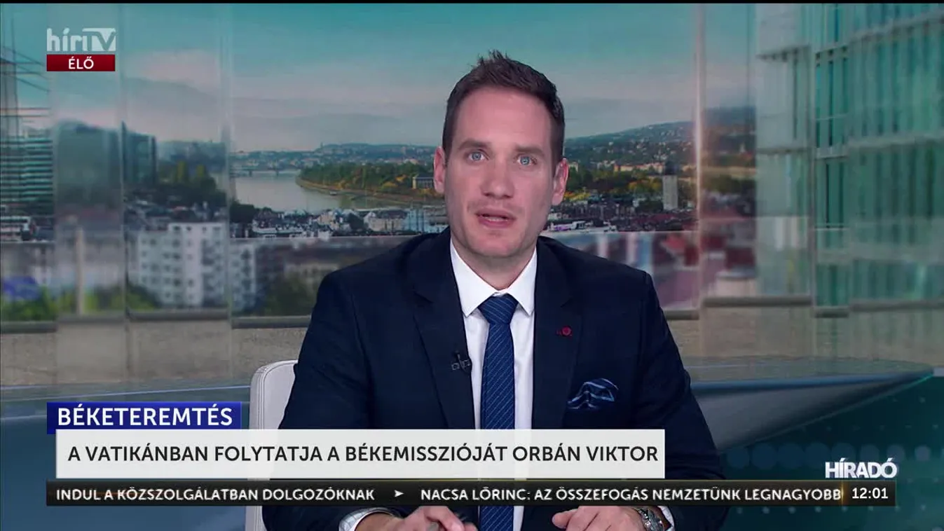 A VATIKÁNBAN FOLYTATJA A BÉKEMISSZIÓJÁT ORBÁN VIKTOR