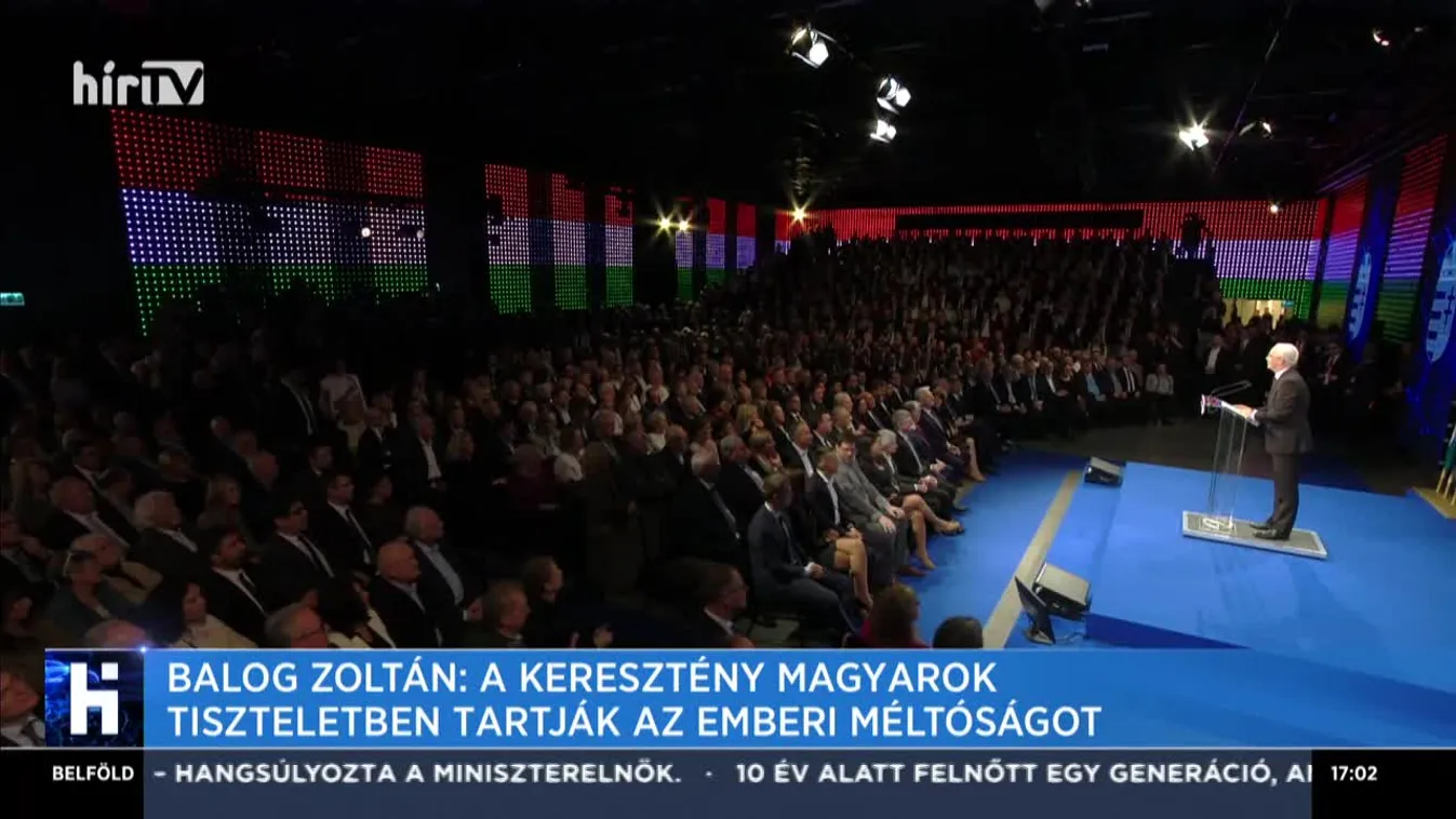 Balog Zoltán: A keresztény magyarok tiszteletben tartják az emberi méltóságot