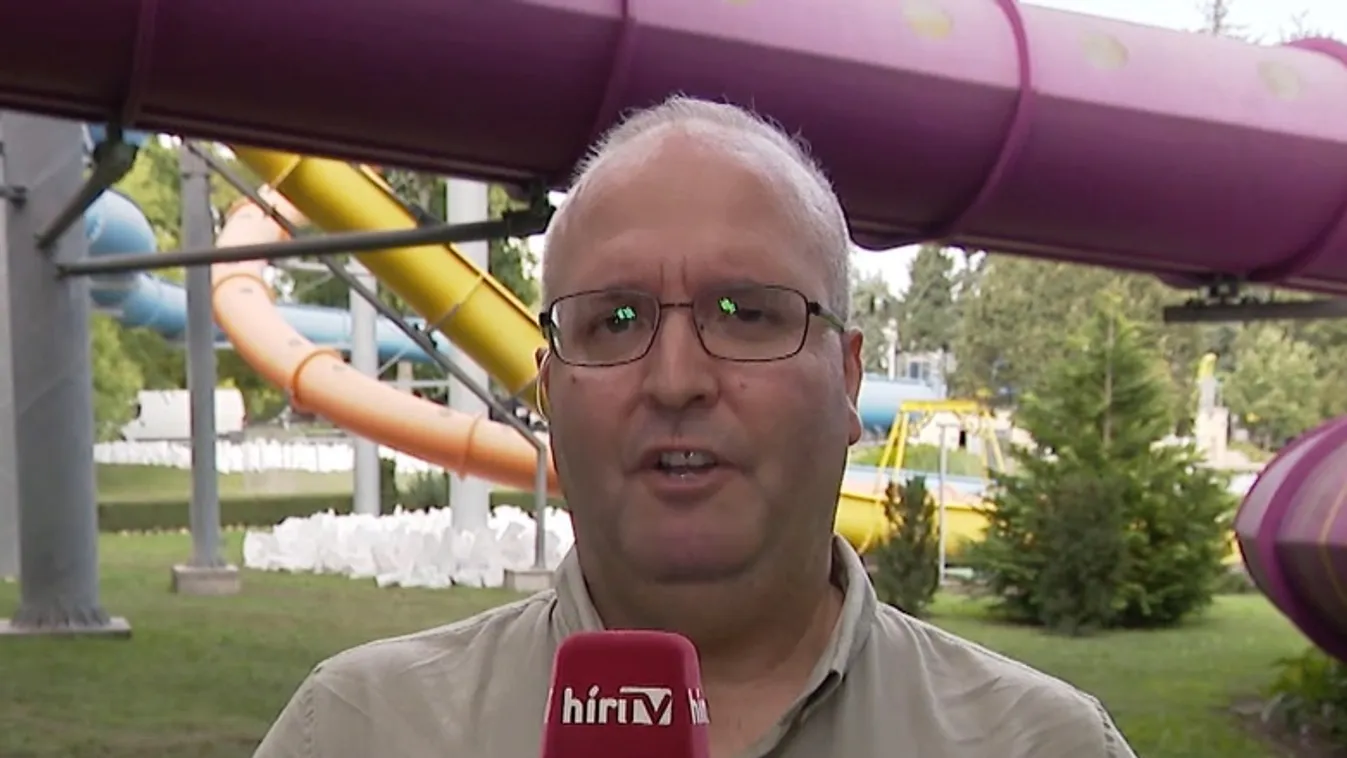 A budapesti Palatinus strandot is védeni kell az árhullám ellen + videó