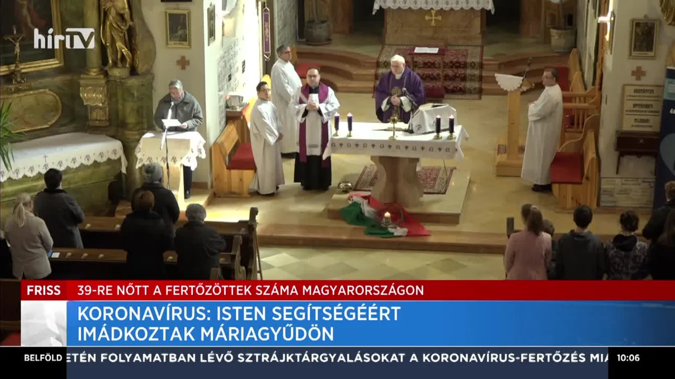 Isten segítségéért imádkoztak Máriagyűdön