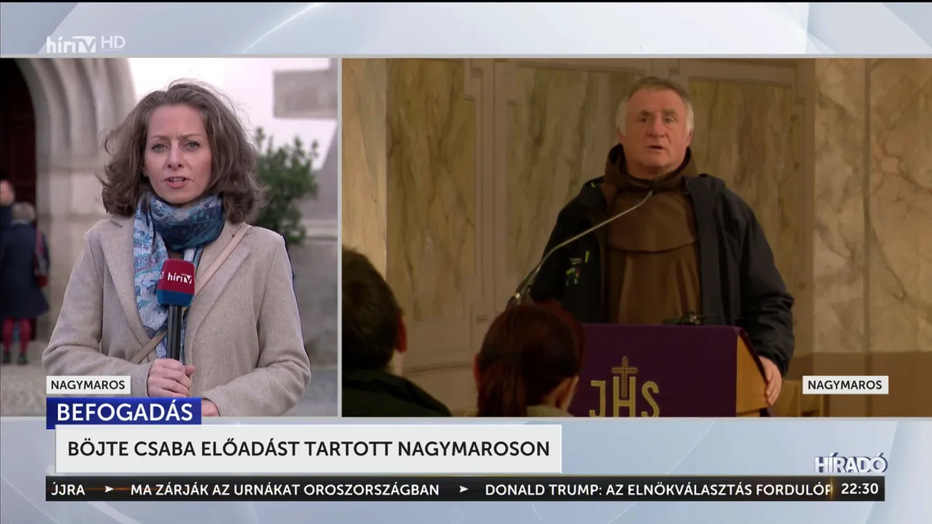 Böjte Csaba előadást tartott Nagymaroson + videó