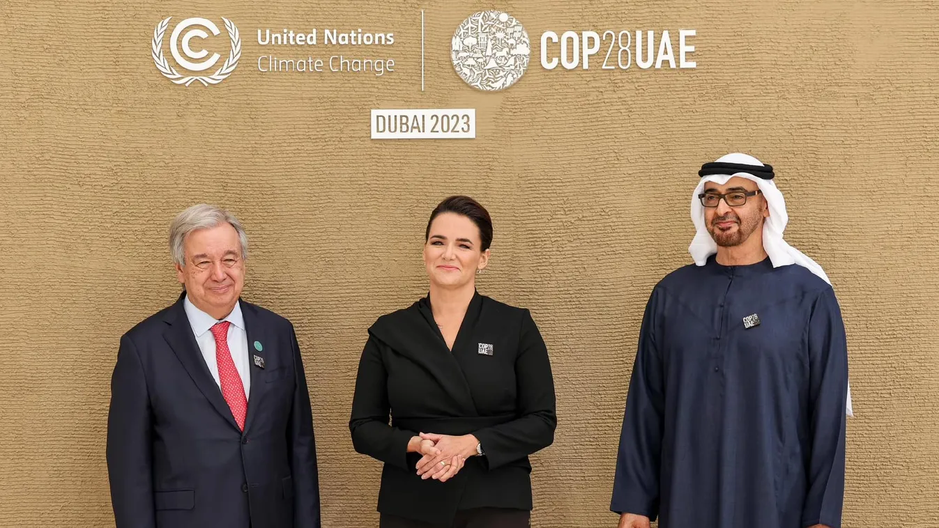 Novák Katalin is felszólal a dubaji Klímacsúcson