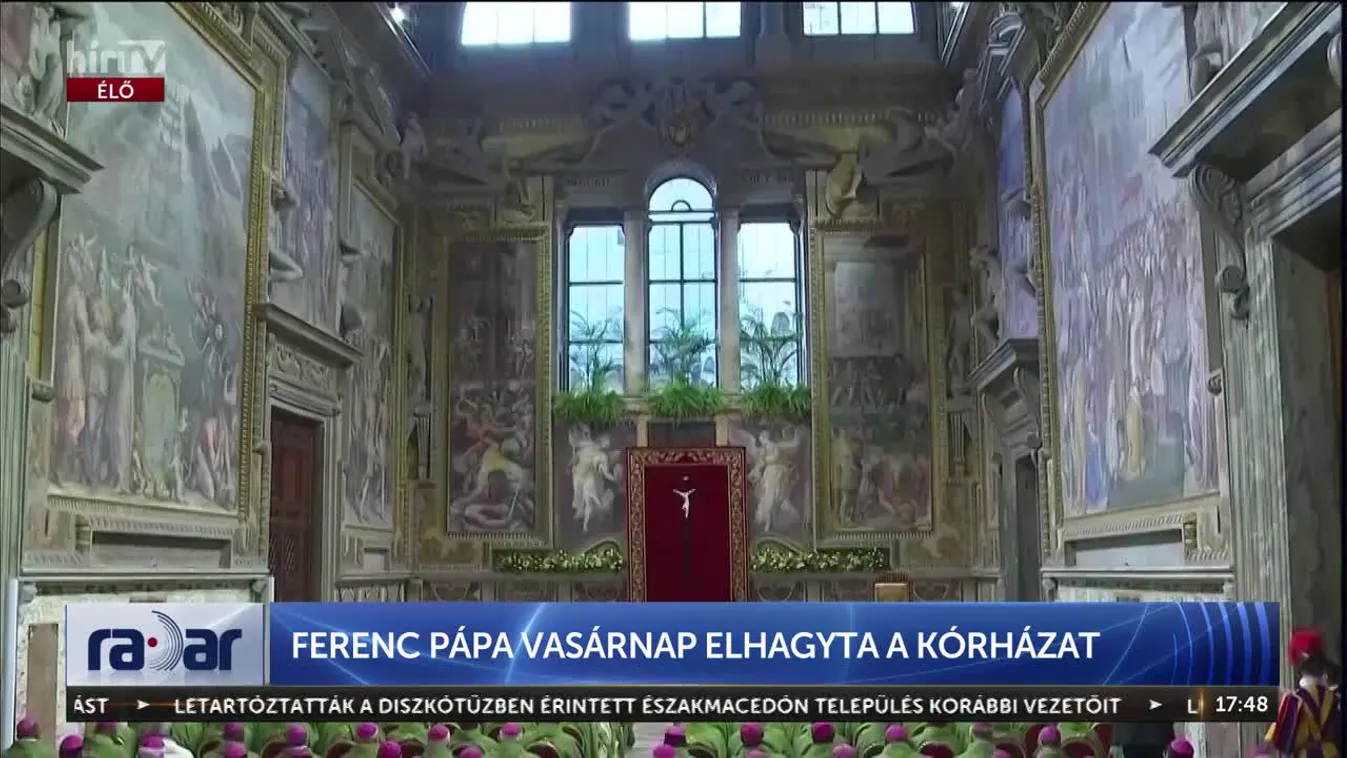 Radar - Ferenc pápa elhagyta a kórházat + videó