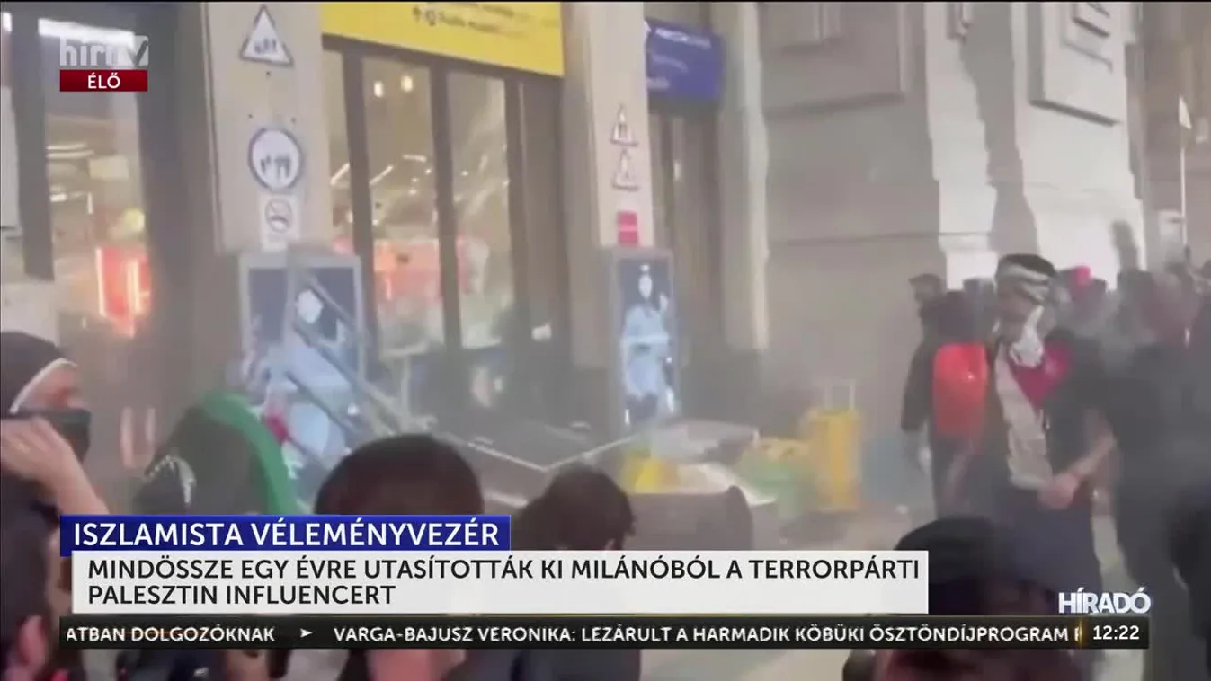 MINDÖSSZE EGY ÉVRE UTASÍTOTTÁK KI MILÁNÓBÓL A TERRORPÁRTI PALESZTIN INFLUENCERT