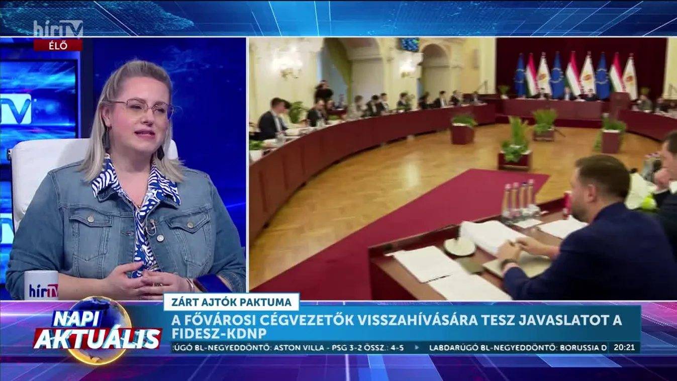 Napi aktuális - Szepesfalvy Anna: A Fidesz-frakció javaslatot tett a fővárosi cégvezetők visszahívására + videó