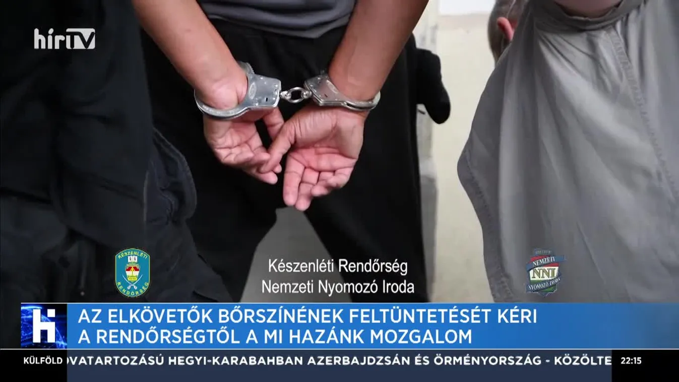 Az elkövetők bőrszínének feltüntetését kéri a rendőrségtől a Mi Hazánk Mozgalom