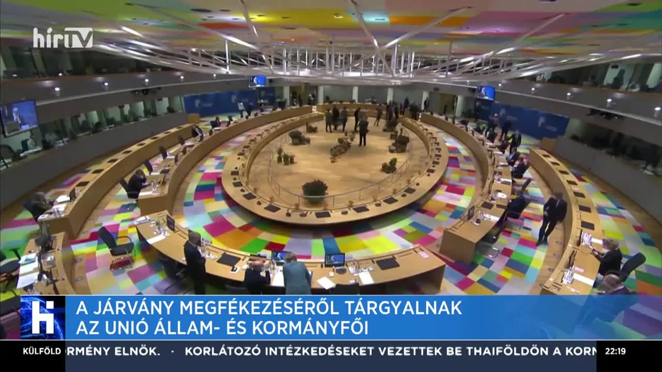 A járvány megfékezéséről tárgyalnak az unió állam- és kormányfői