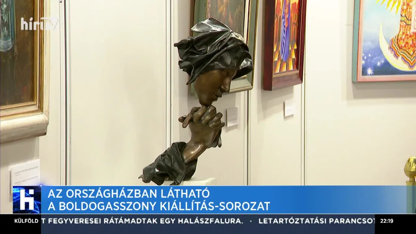 Ünnepséggel zárták a Boldogasszony kiállítássorozatot az Országházban