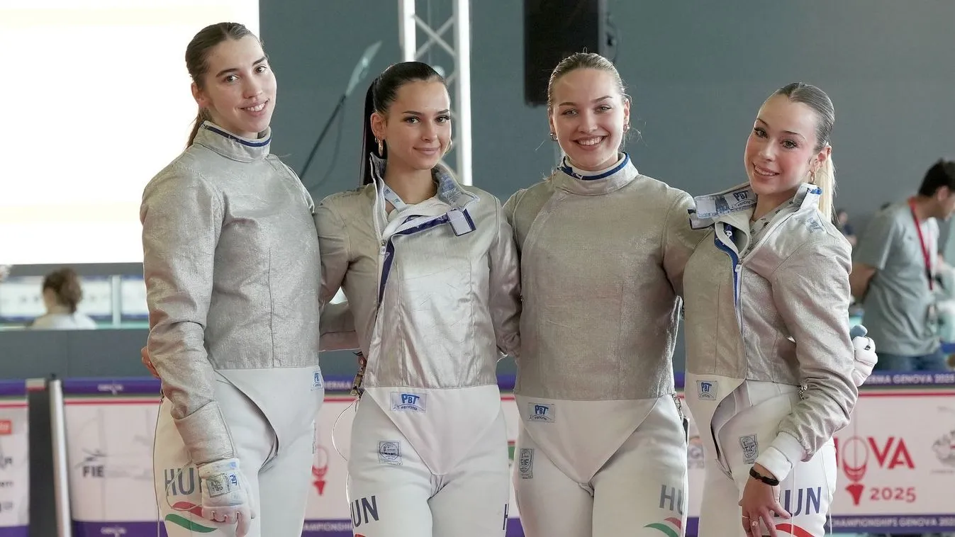 Negyedik helyen végzett a magyar női kardcsapat az Európa-bajnokságon