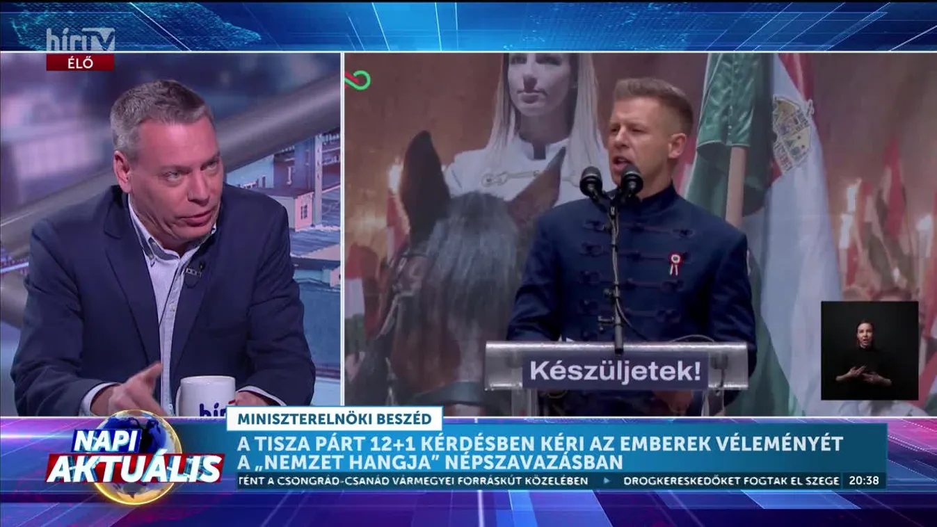 Napi aktuális - A Múzeumkertben mondott beszédet Orbán Viktor miniszterelnök + videó