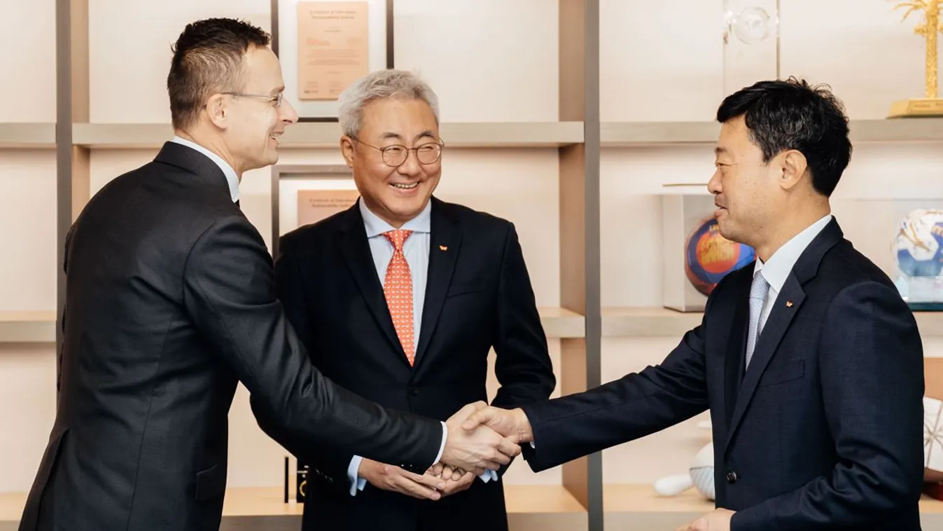 Szijjártó Péter: Hetvenmilliárd forintnyi dél-koreai beruházás érkezik Magyarországra