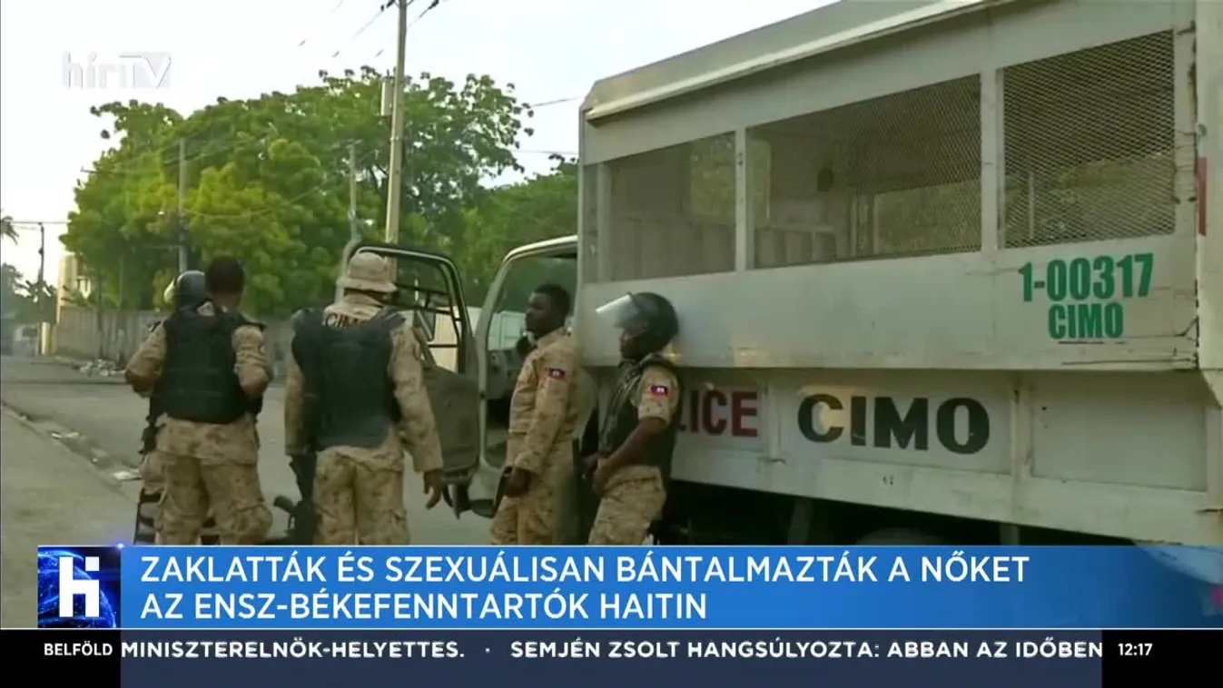 Zaklatták és szexuálisan bántalmazták a nőket az ENSZ-békefenntartók Haitin
