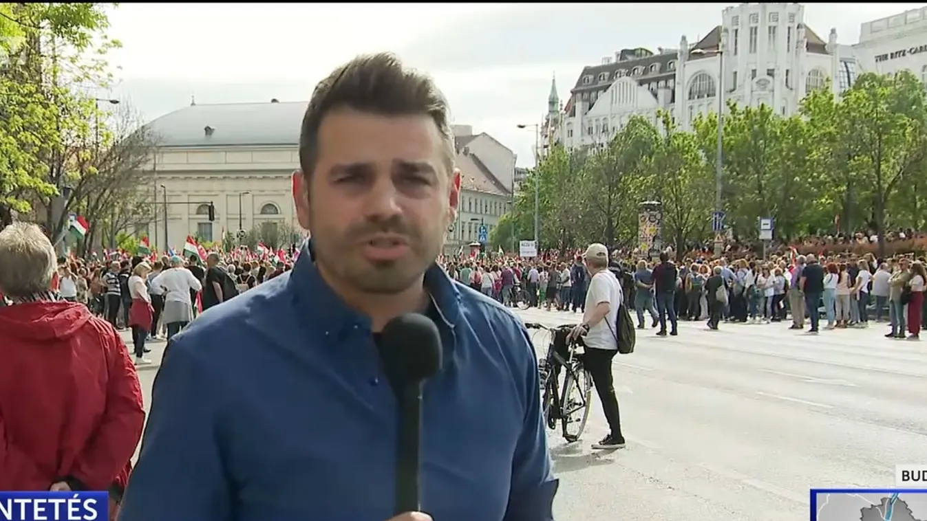 Magyar Péter újra tüntetést szervezett + videó