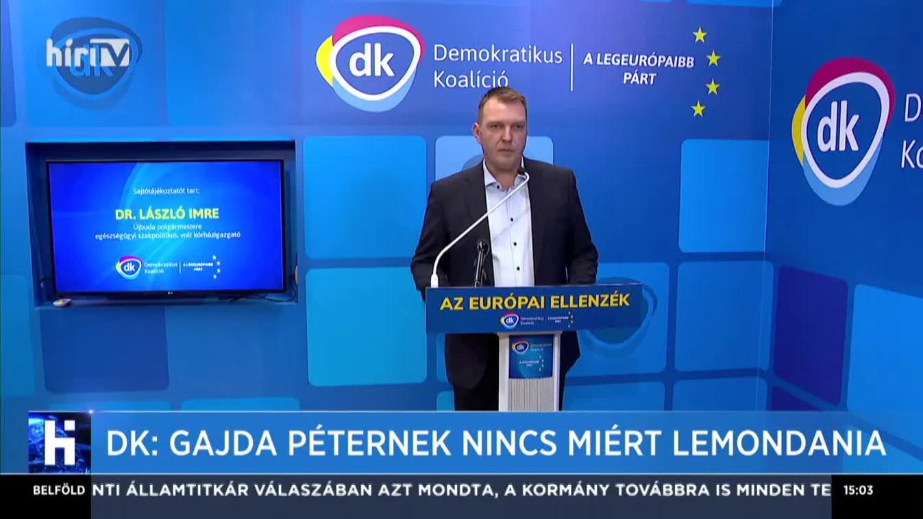 DK: Gajda Péternek nincs miért lemondania