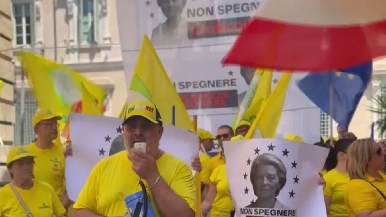 Demonstrációkat tartottak az olasz agráriumban dolgozók a brüsszeli költségvetési tervezet miatt  + videó