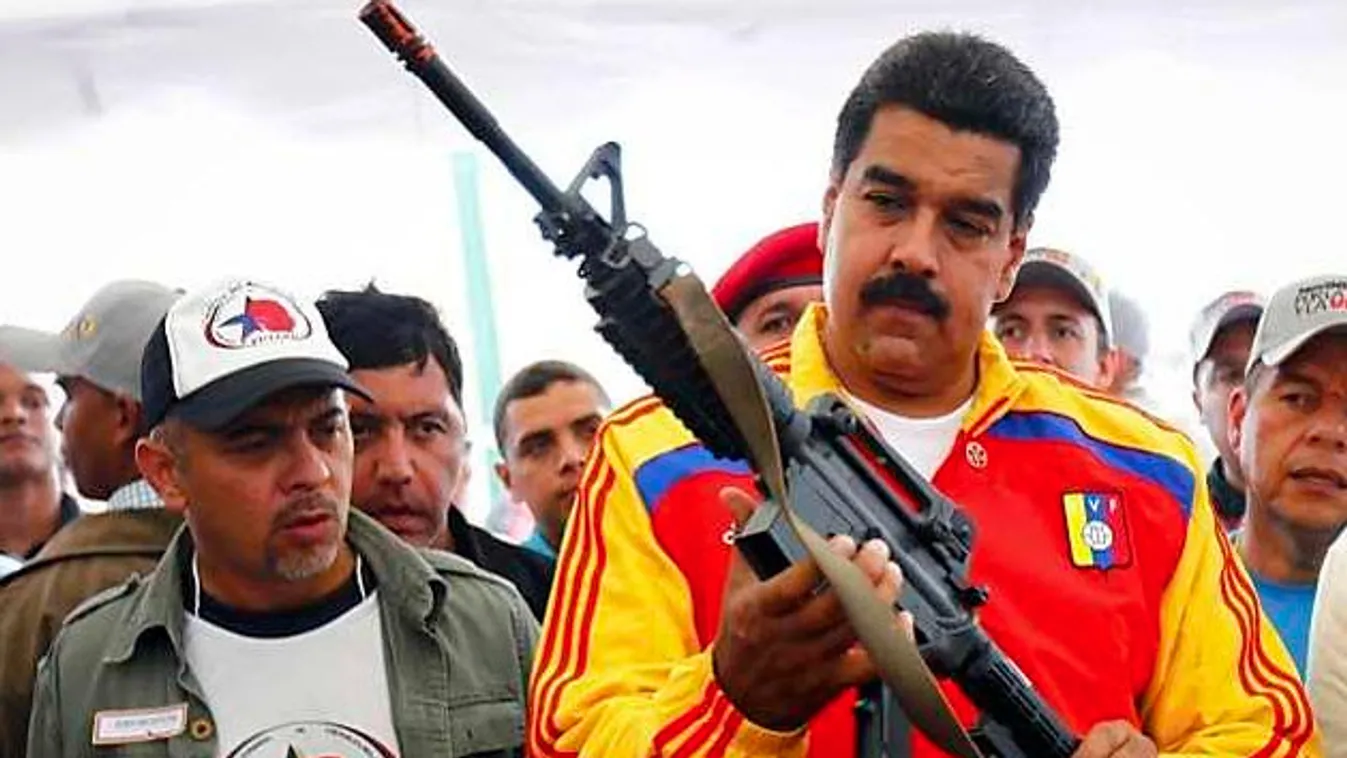 Akár fegyverrel is megvédené elnöki hivatalát Nicolas Maduro