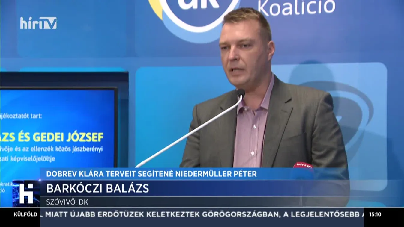 Dobrev Klára terveit segítené Neidermüller Péter