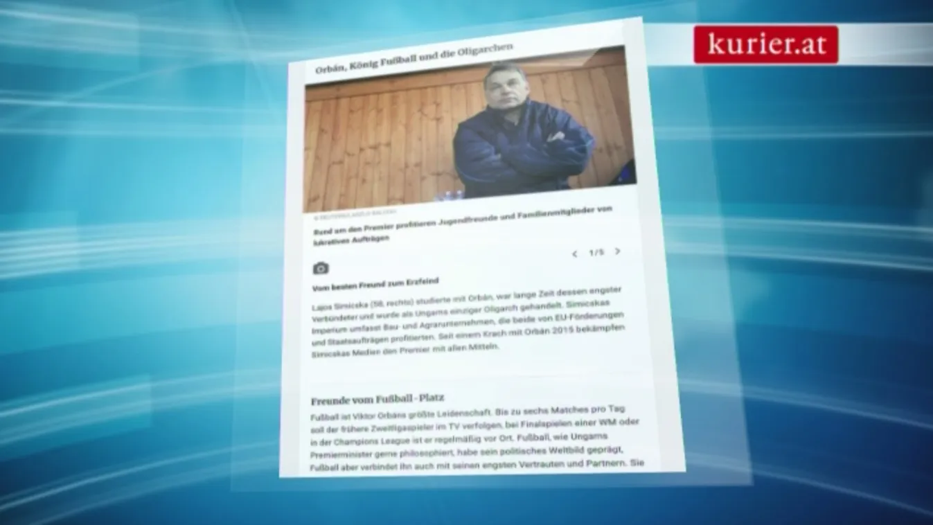 Kurier: Orbán a foci és az oligarchák királya