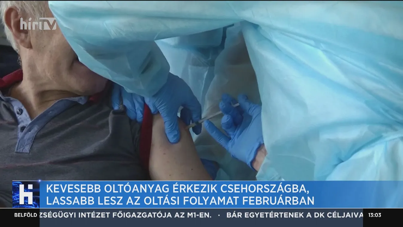 Kevesebb oltóanyag érkezik Csehországba, lassabb lesz az oltási folyamat februárban