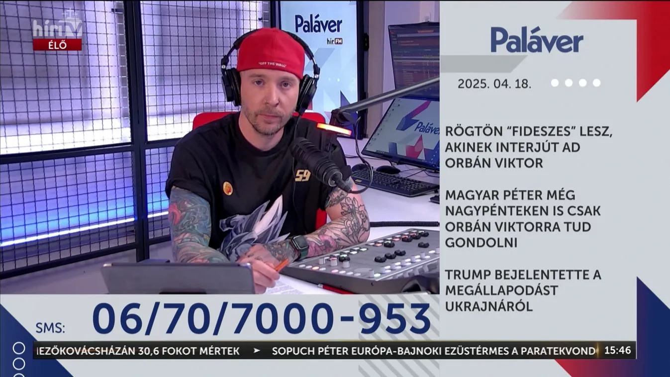 Paláver – Rögtön „fideszes” lesz, akinek interjút ad Orbán Viktor + videó