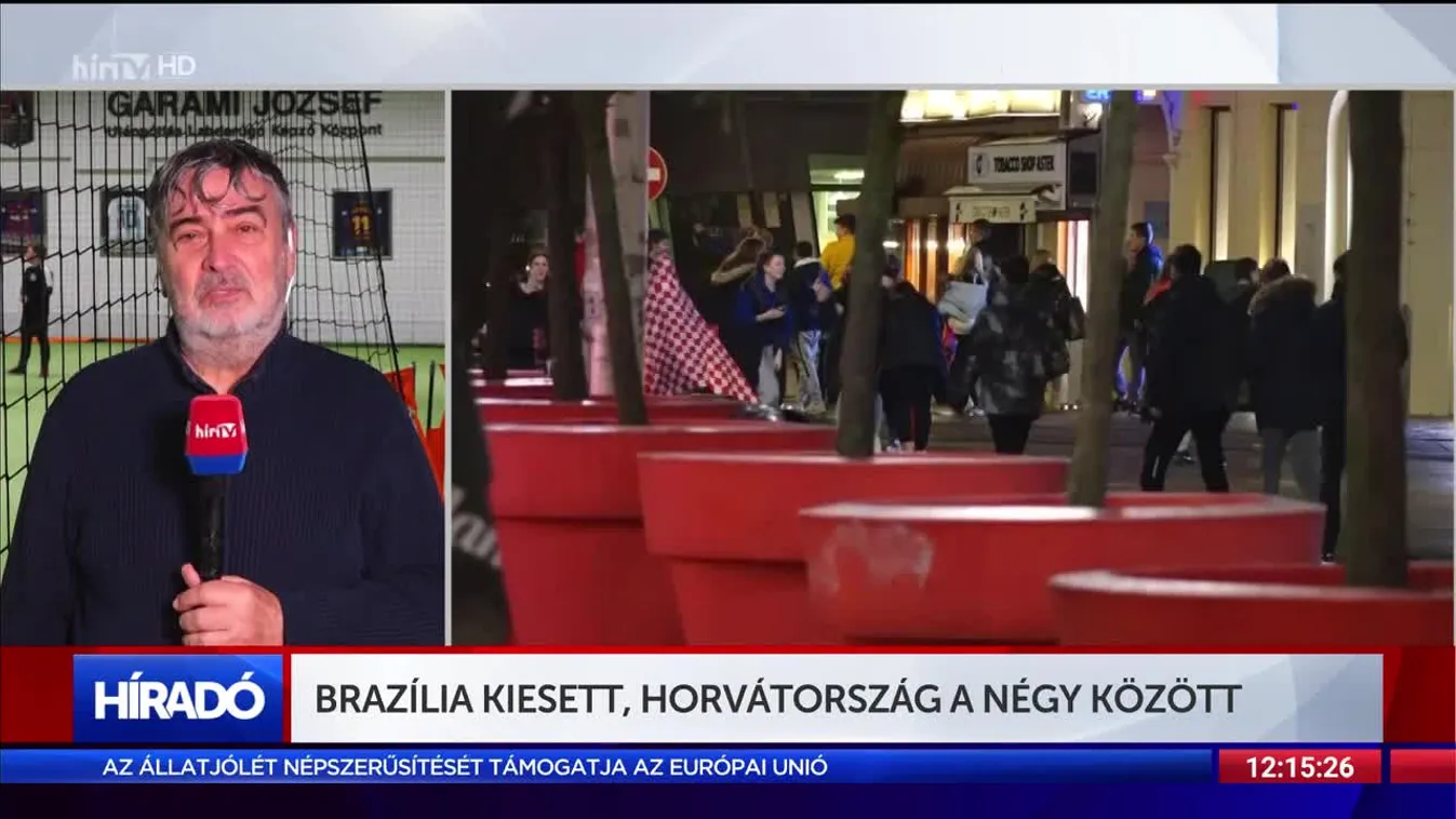 Brazília kiesett, Horvátország a négy között