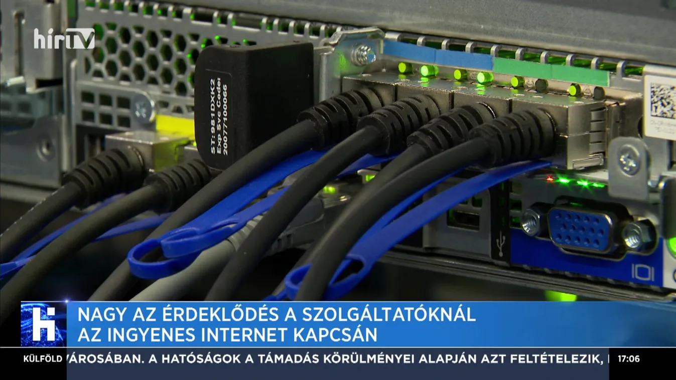 Nagy az érdeklődés a szolgáltatóknál az ingyenes internet kapcsán