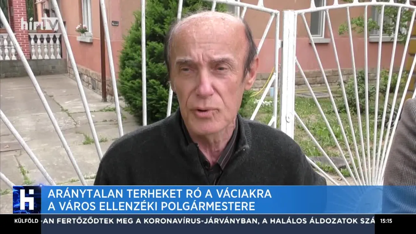 Aránytalan terheket ró a váciakra a város ellenzéki polgármestere