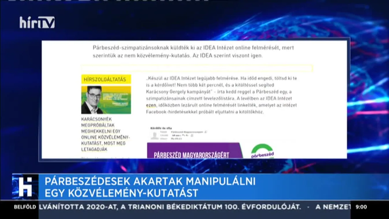 Párbeszédesek akartak manipulálni egy közvélemény-kutatást