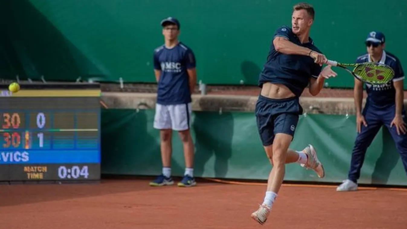 Nagy skalp: Fucsovics Wawrinkát legyőzve elődöntős