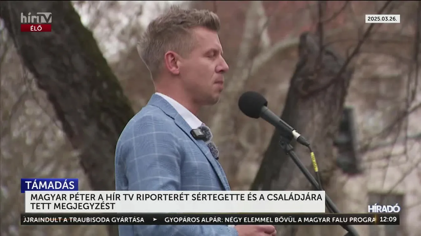 Szintet lépett az újságírók sértegetése Magyar Péter tavaszi országjárásán + videó