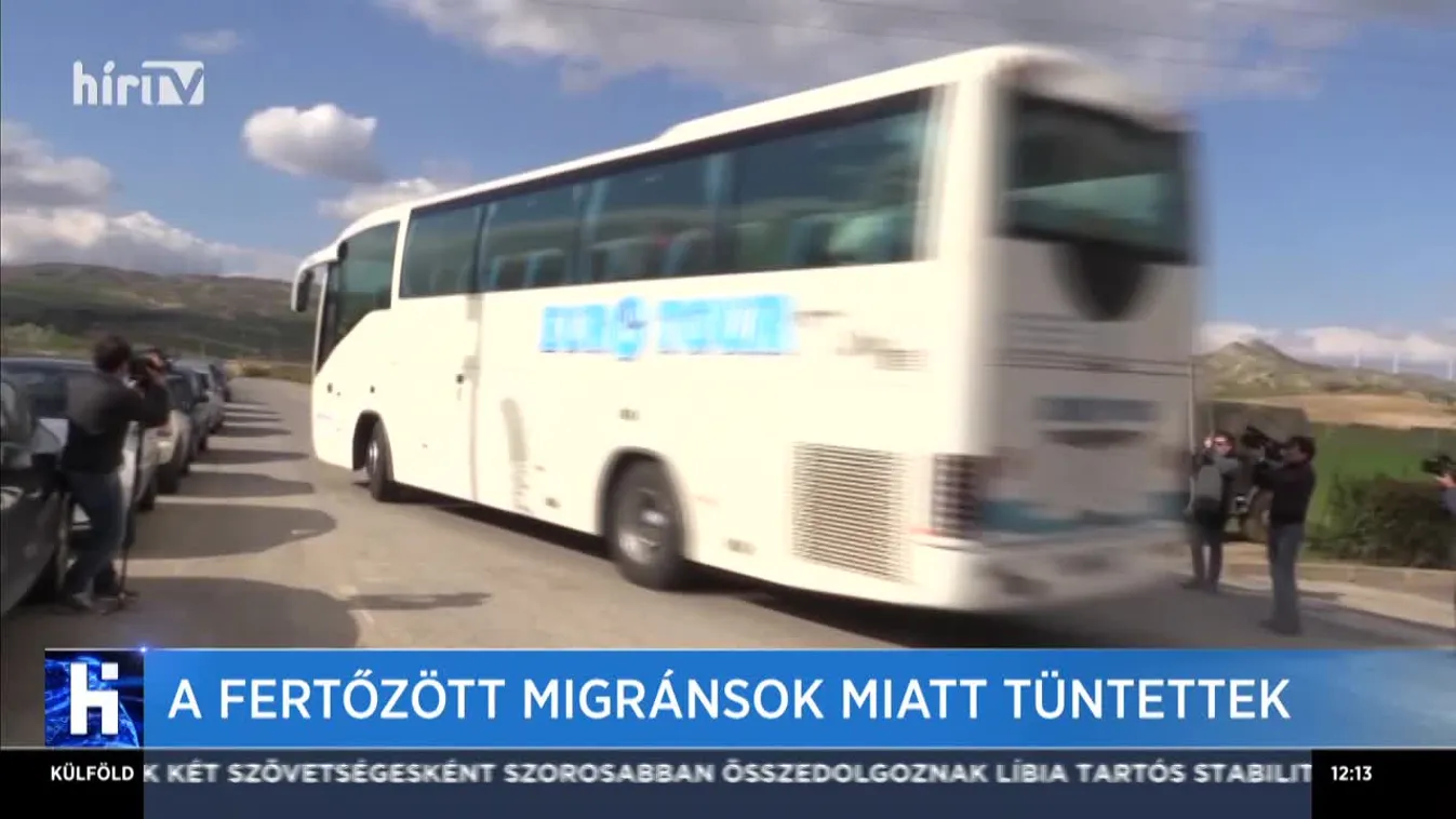 A fertőzött migránsok miatt tüntettek