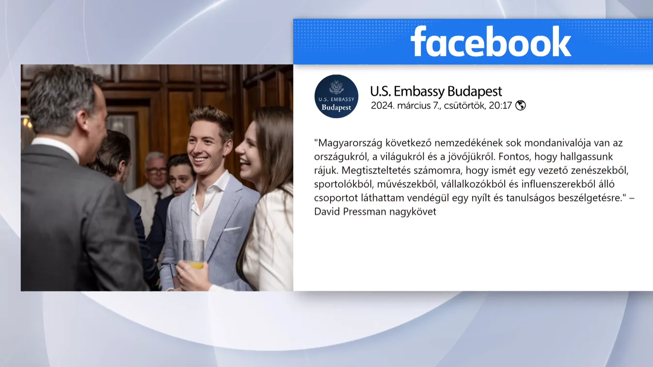 Magyar baloldali influenszereket látott vendégül David Pressman + videó