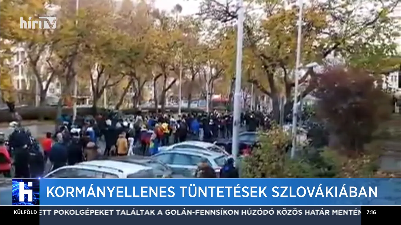 Kormányellenes tüntetések Szlovákiában