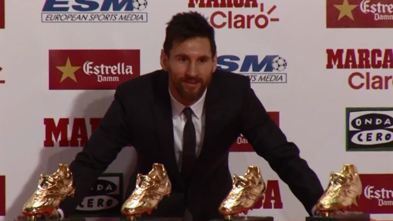 Átvette az Aranycipőt Lionel Messi