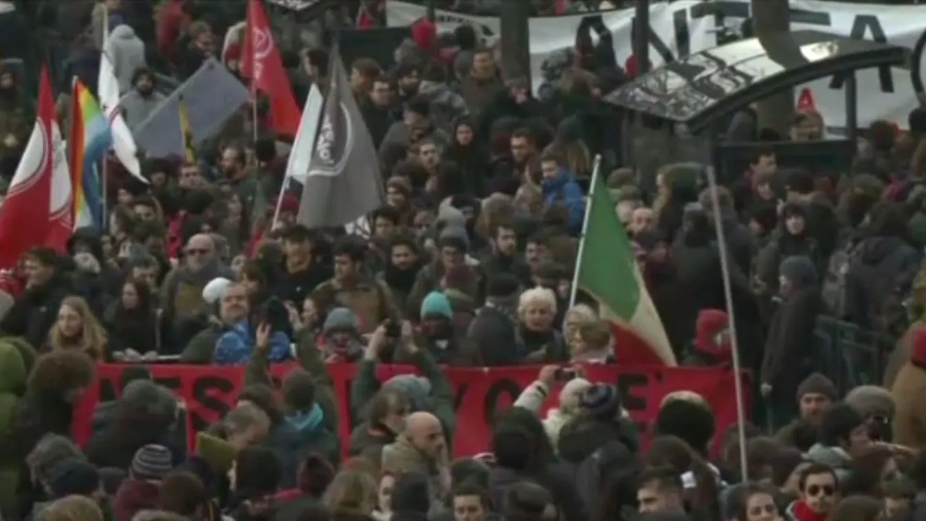 Több ezren tüntettek a rasszizmus ellen Olaszországban