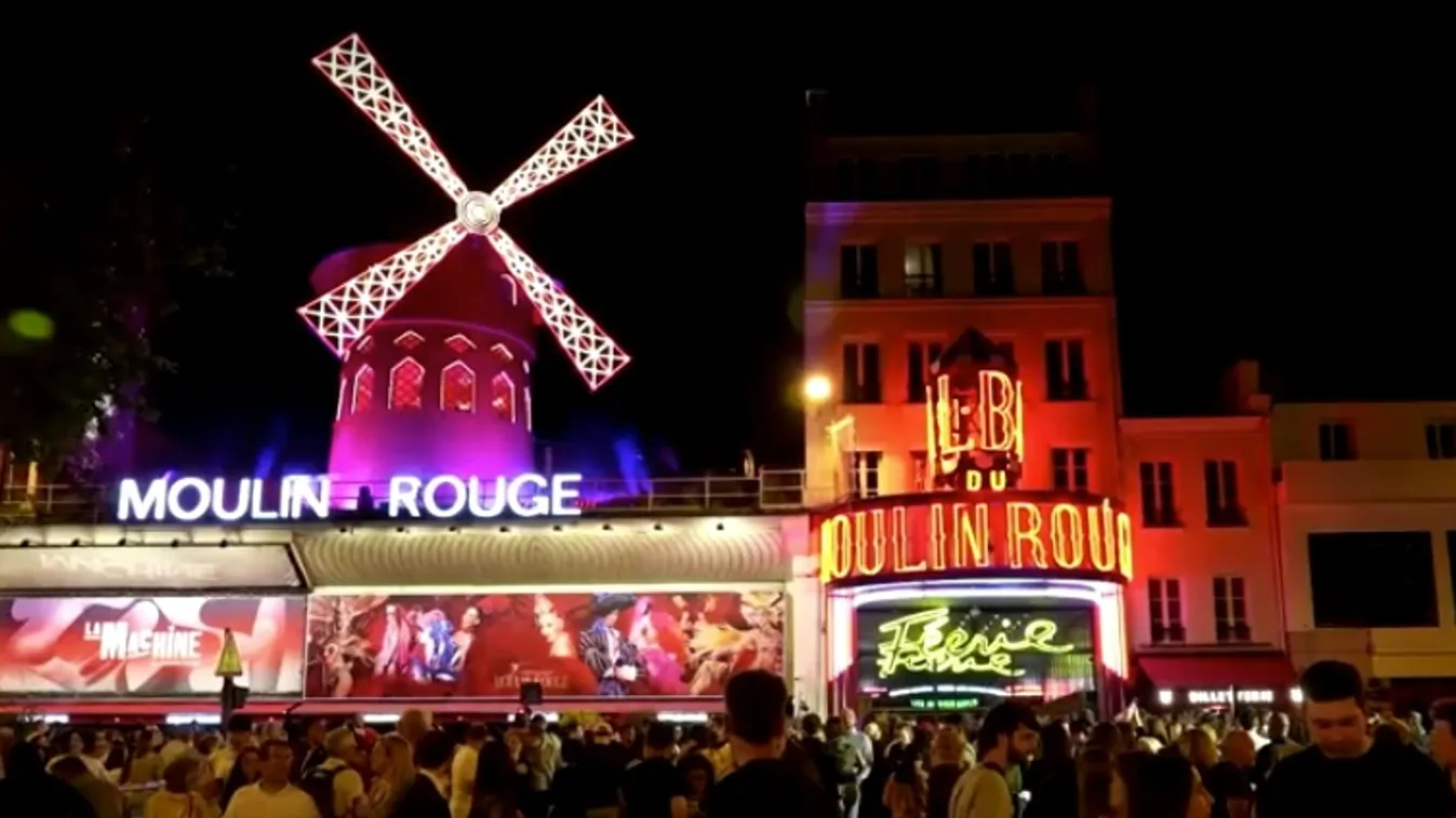 Új szélmalom-lapátokat kapott a párizsi Moulin Rouge
