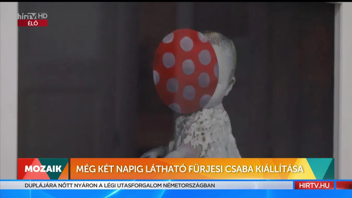 Mozaik - Még két napig látható Fürjesi Csaba kiállítása