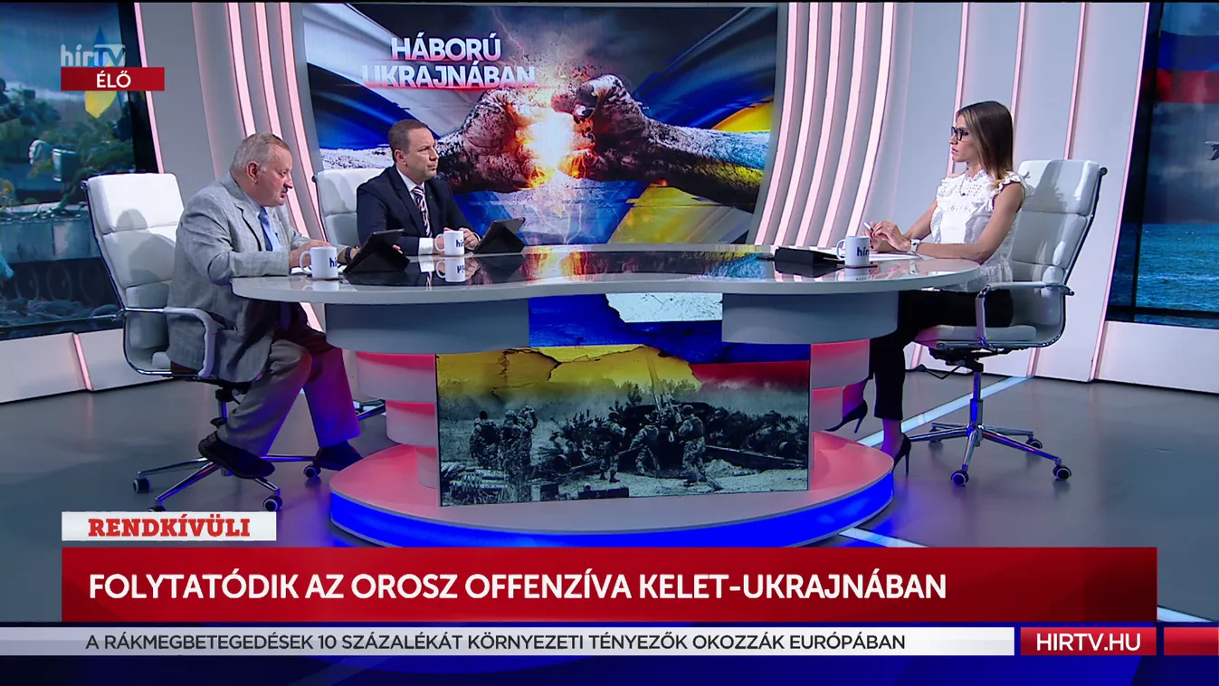 Háború Ukrajnában: Folytatódik az orosz offenzíva Kelet-Ukajnában