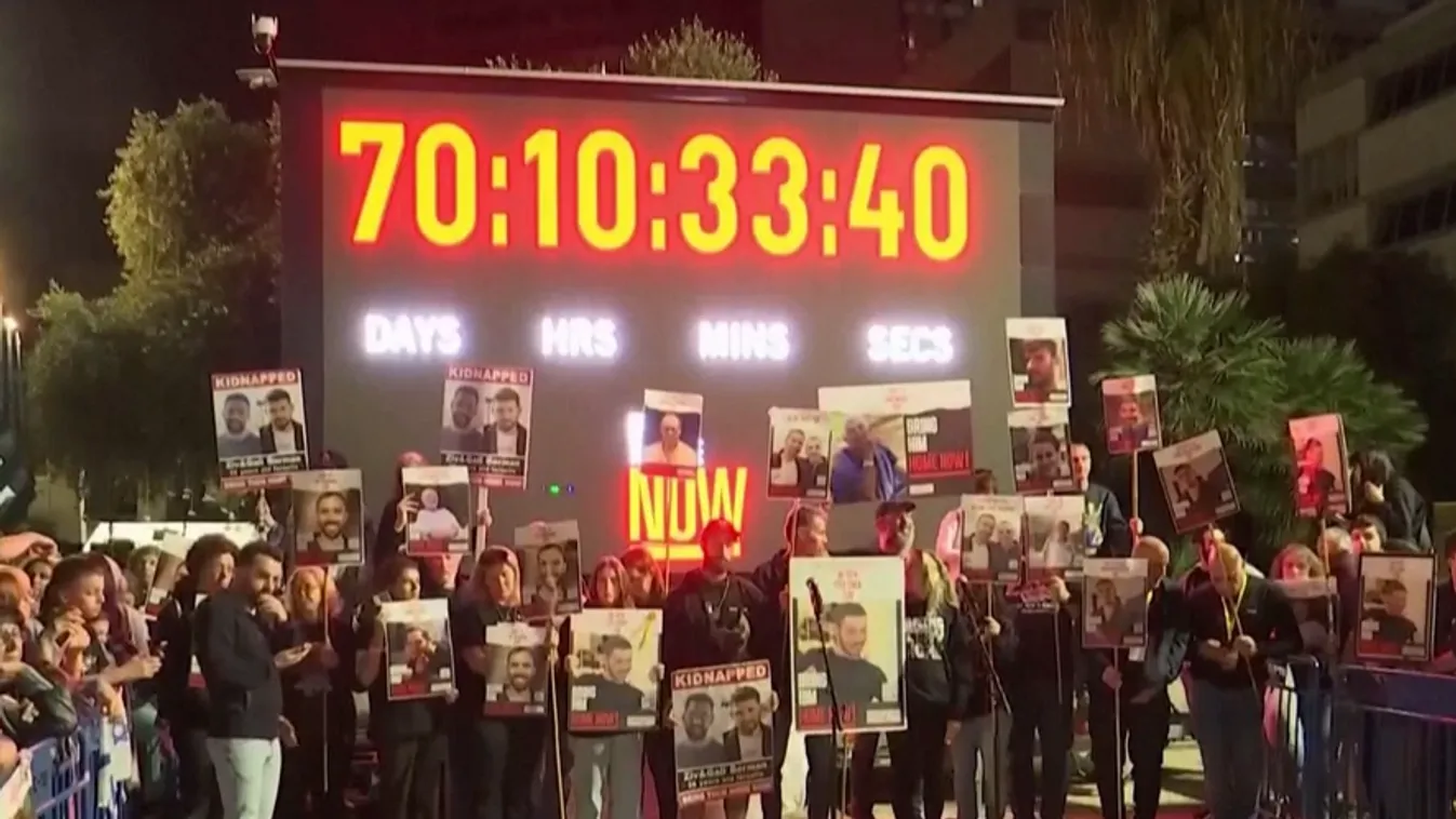 Tűzszünetet és tárgyalást követelnek az izraeli túszok rokonai + videó