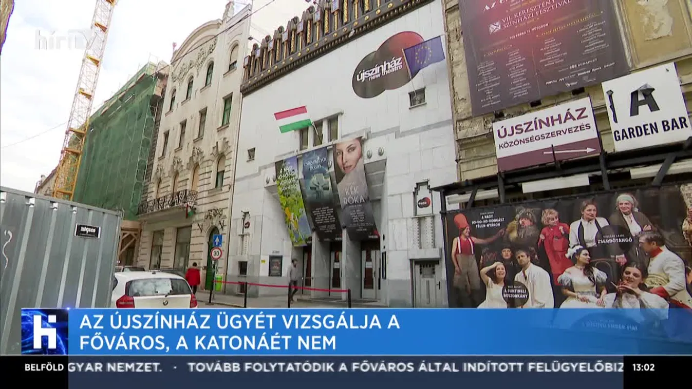 Az Újszínház ügyét vizsgálja a főváros, a Katonáét nem