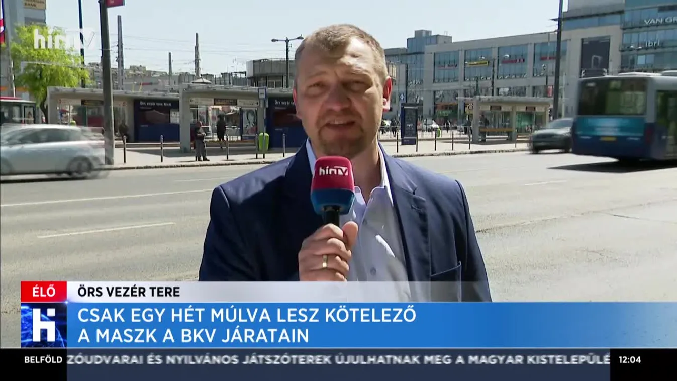 Csak egy hét múlva lesz kötelező a maszk a BKV járatain