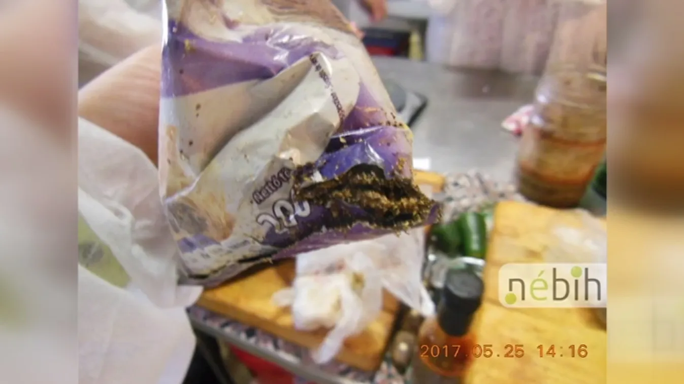 Egérrágta alapanyagok voltak a konyha raktárában