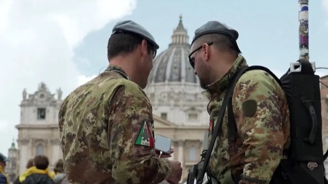 Négyezer embert mozgósítottak a hatóságok a konklávé idejére  + videó