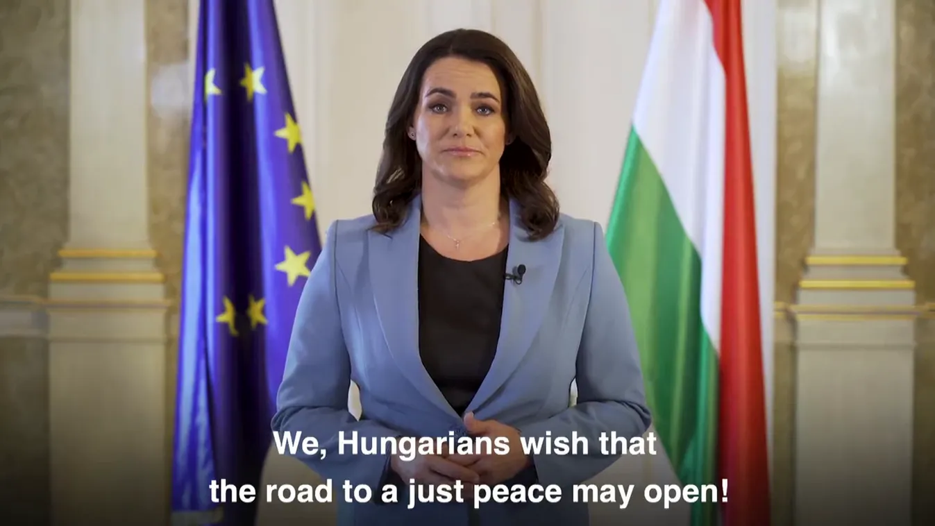 Igazságos békét szeretne Novák Katalin