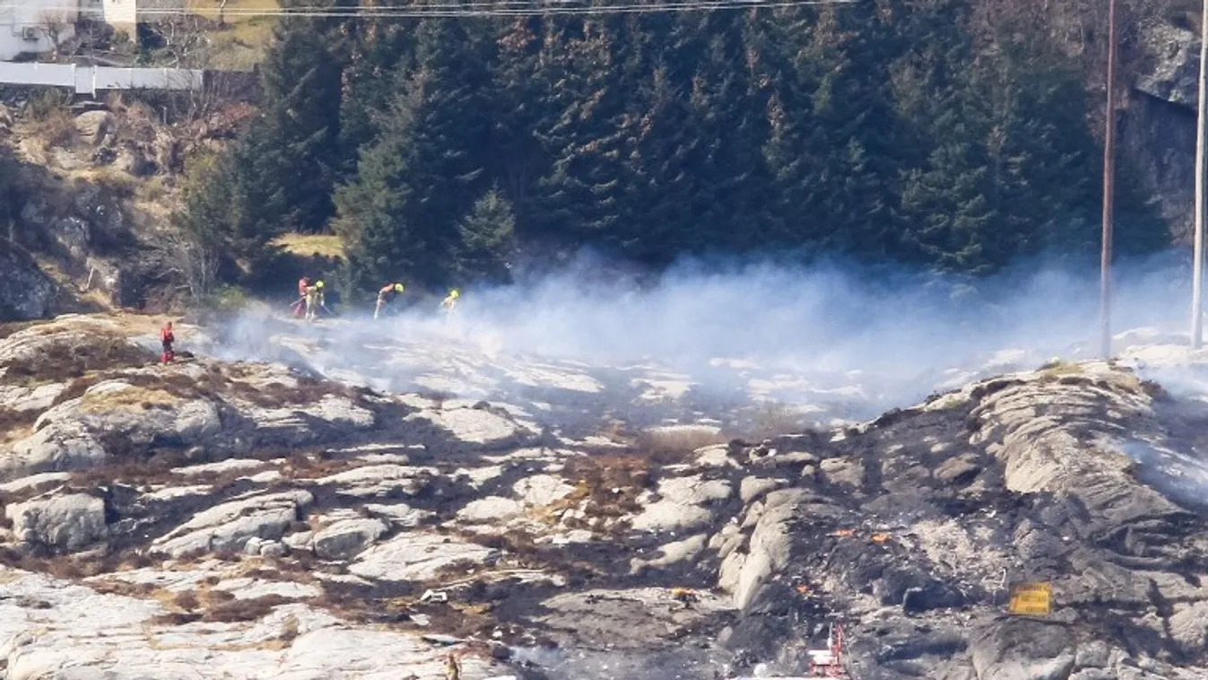 Tizenhárom halott egy norvégiai helikopter-balesetben