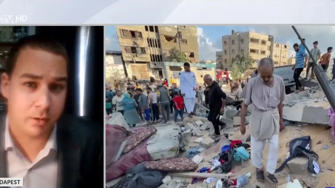 Találat ért egy gázai kórházat, több száz halott