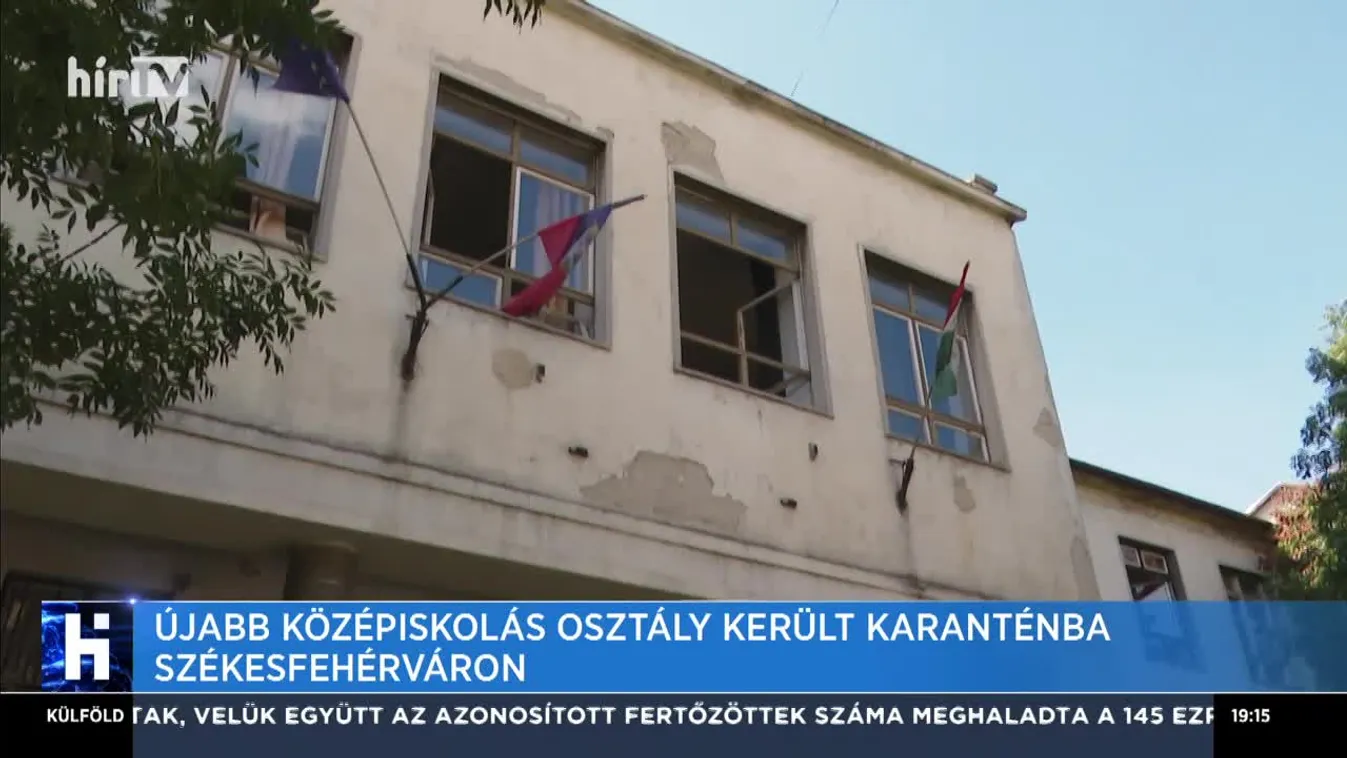 Újabb középiskolás osztály került karanténba Székesfehérváron