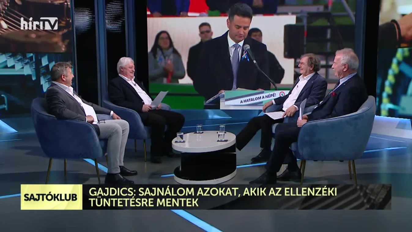 Sajtóklub: Békemenet- hatalmas tömeg mutatott egységet a béke mellett