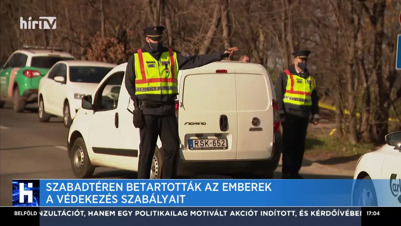 Szabadtéren betartották az emberek a védekezés szabályait